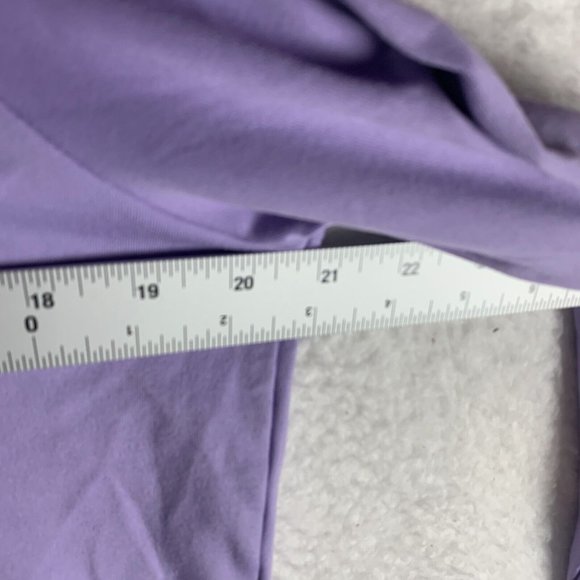 Alpine Design Shirt Lilac Womens Medium Purple Thumbhole Field Knit 1/4 Zip 7103 - Picture 5 of 8